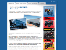 Tablet Screenshot of gruposimpa.com.ar